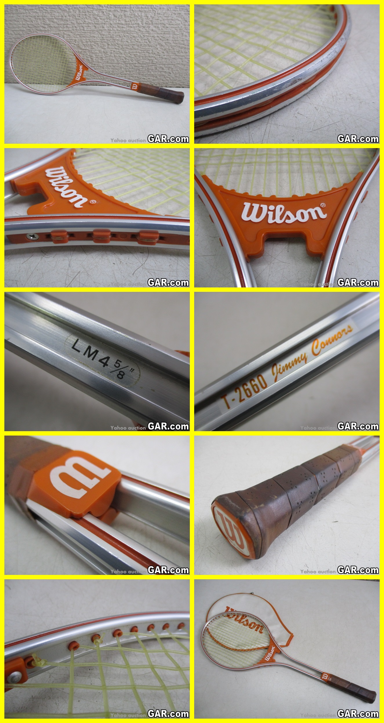 KK35 Wilson/ウィルソン テニスラケット T-2660 JIMMY CONNORS/ジミー